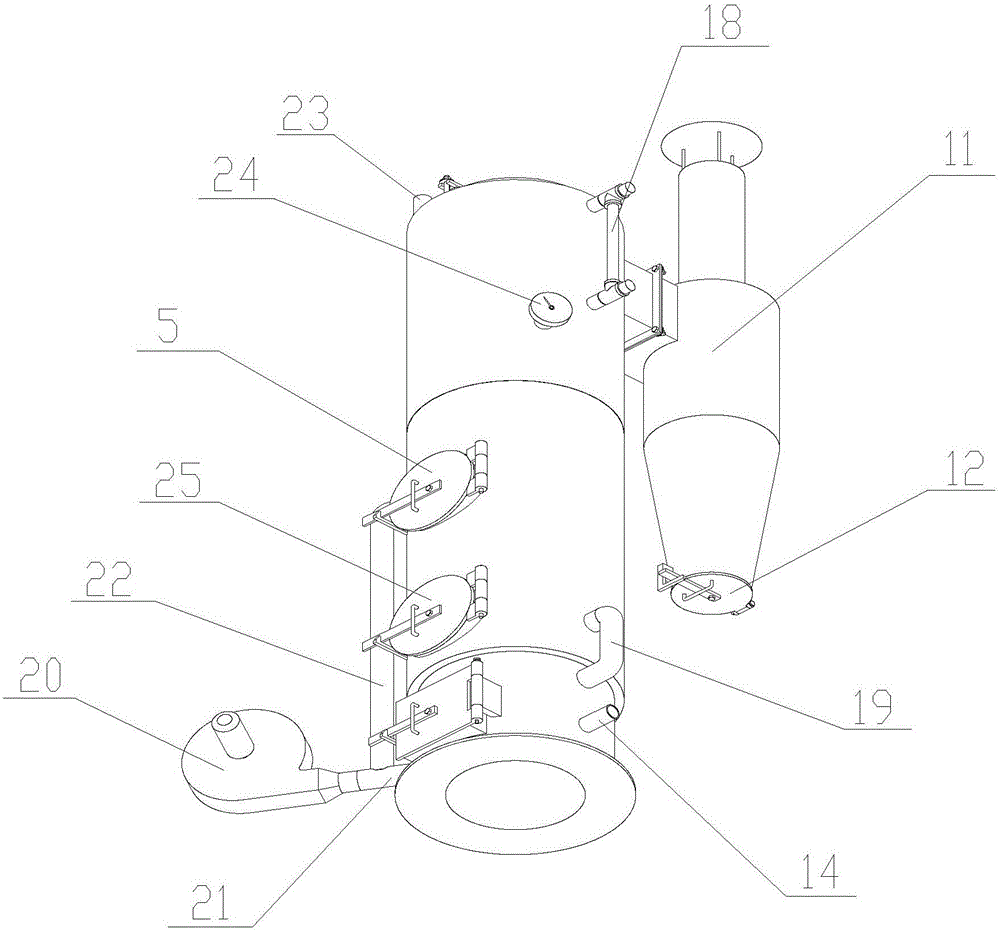 Smokeless warm bath boiler