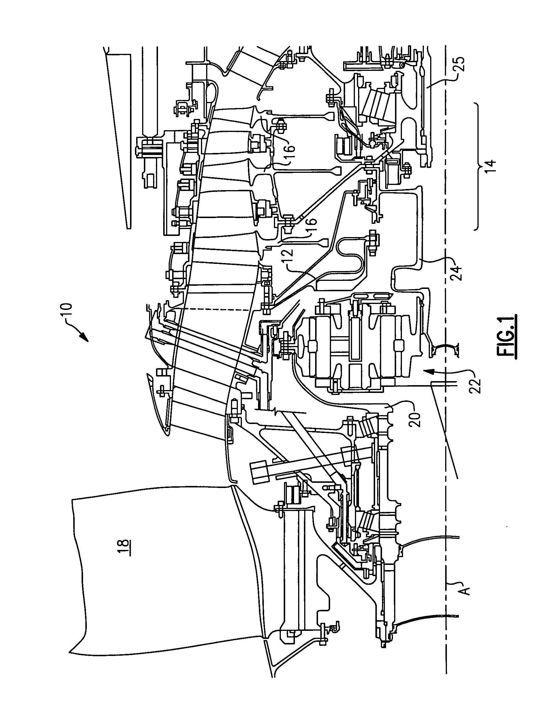 Ring gear mounting arrangement with oil scavenge scheme