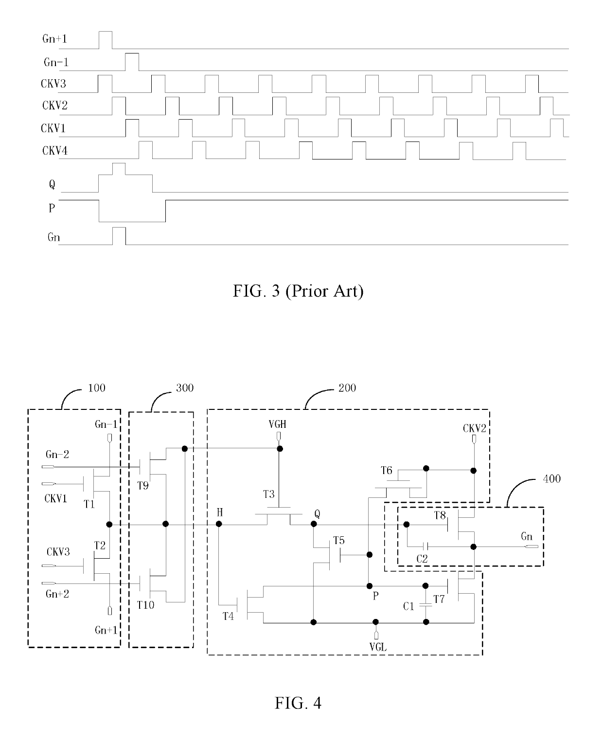 Scanning drive circuit and flat display device