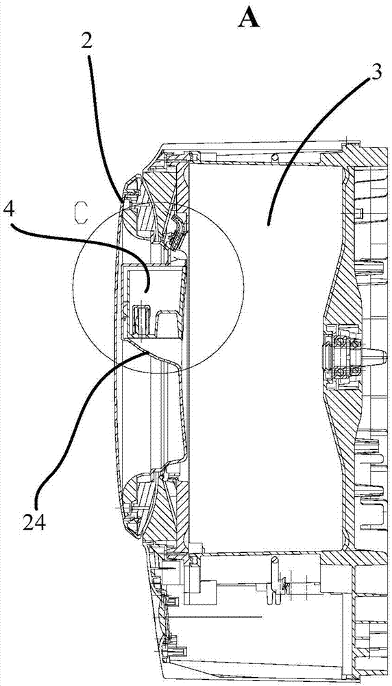 Wall-mounted washing machine