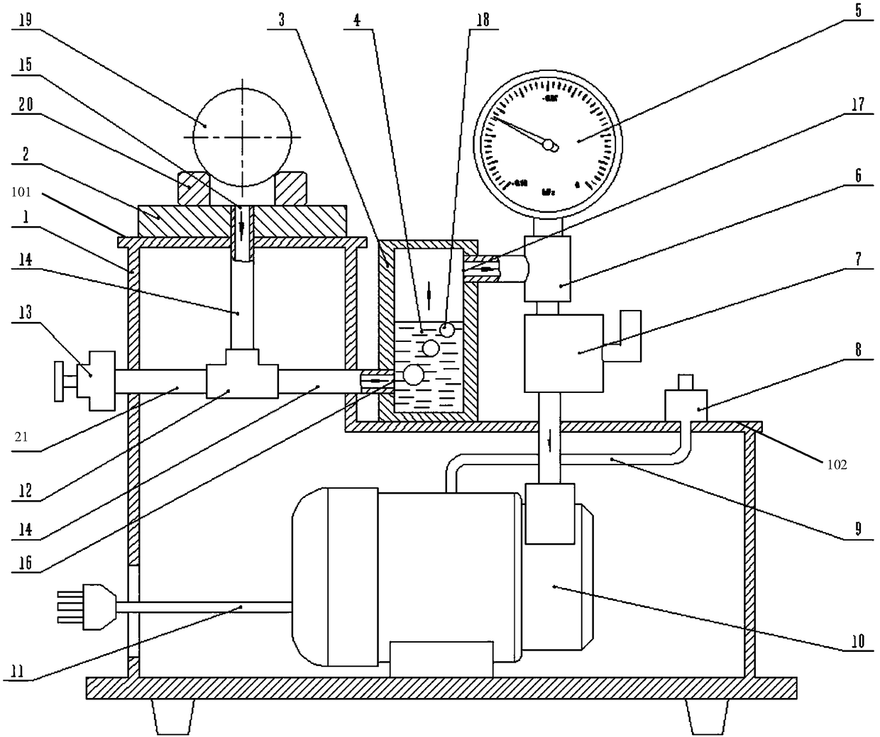 Valve pair sealability detection device and method