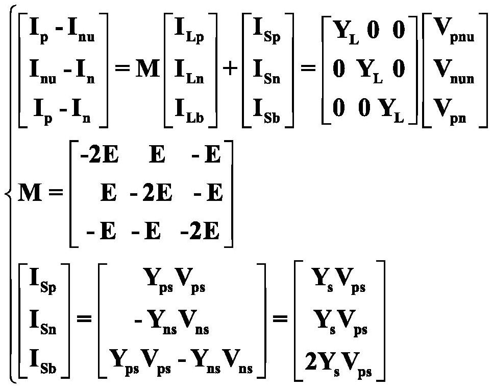 Linear calculation method for power flow of bipolar direct-current power distribution network