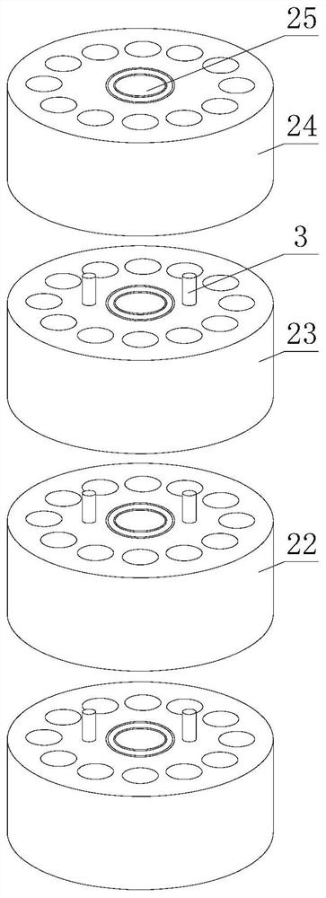 Ventilation type tool management device for numerical control machine tool