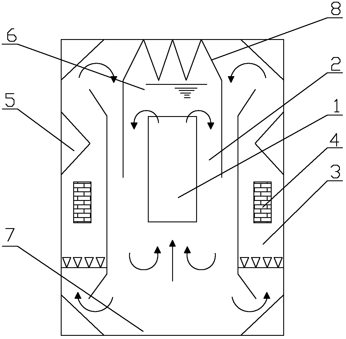 Treatment equipment for synchronous nitrogen and phosphorus removal of domestic sewage