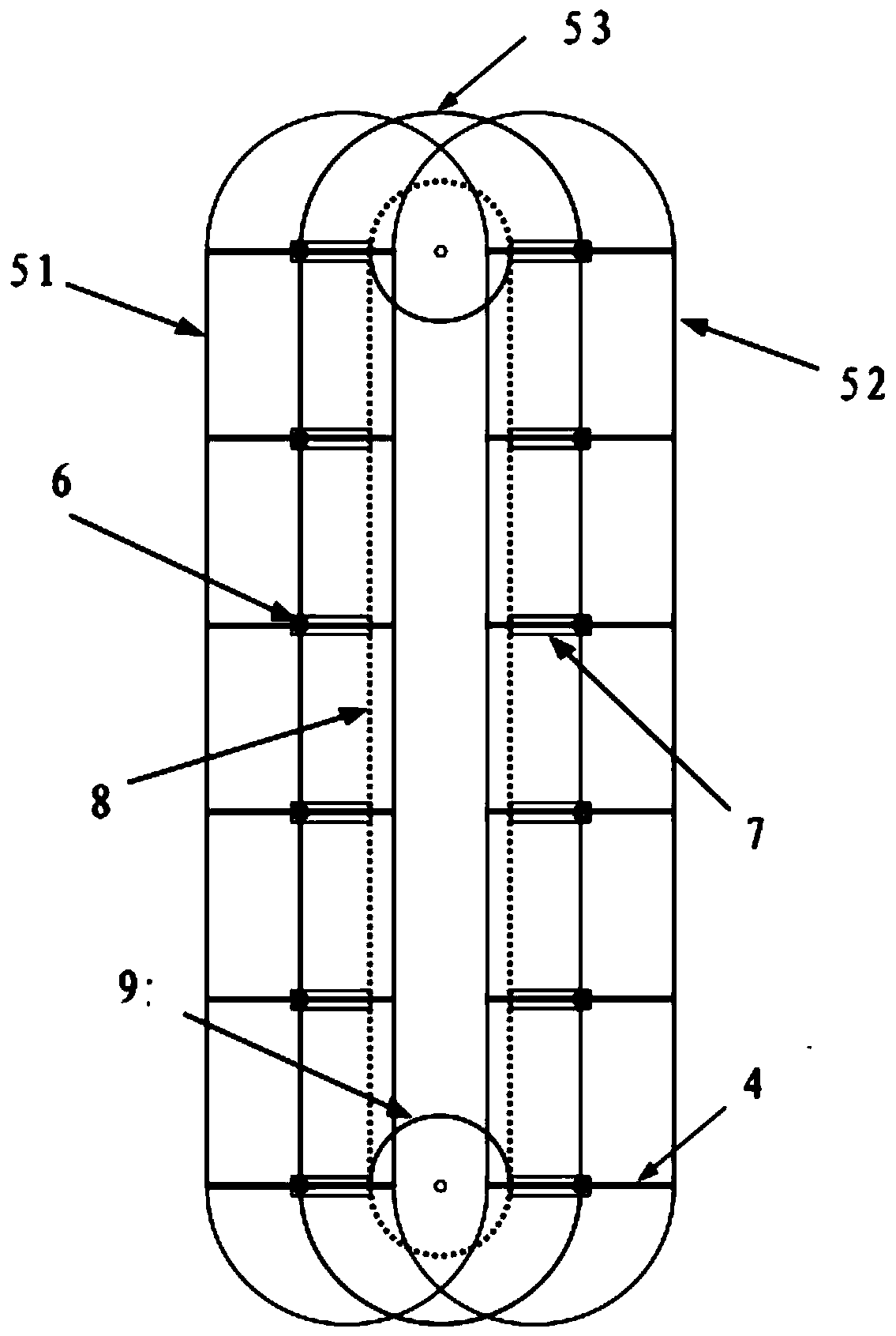 High-density, high-flow vertical ring lift parking unit and automatic parking system