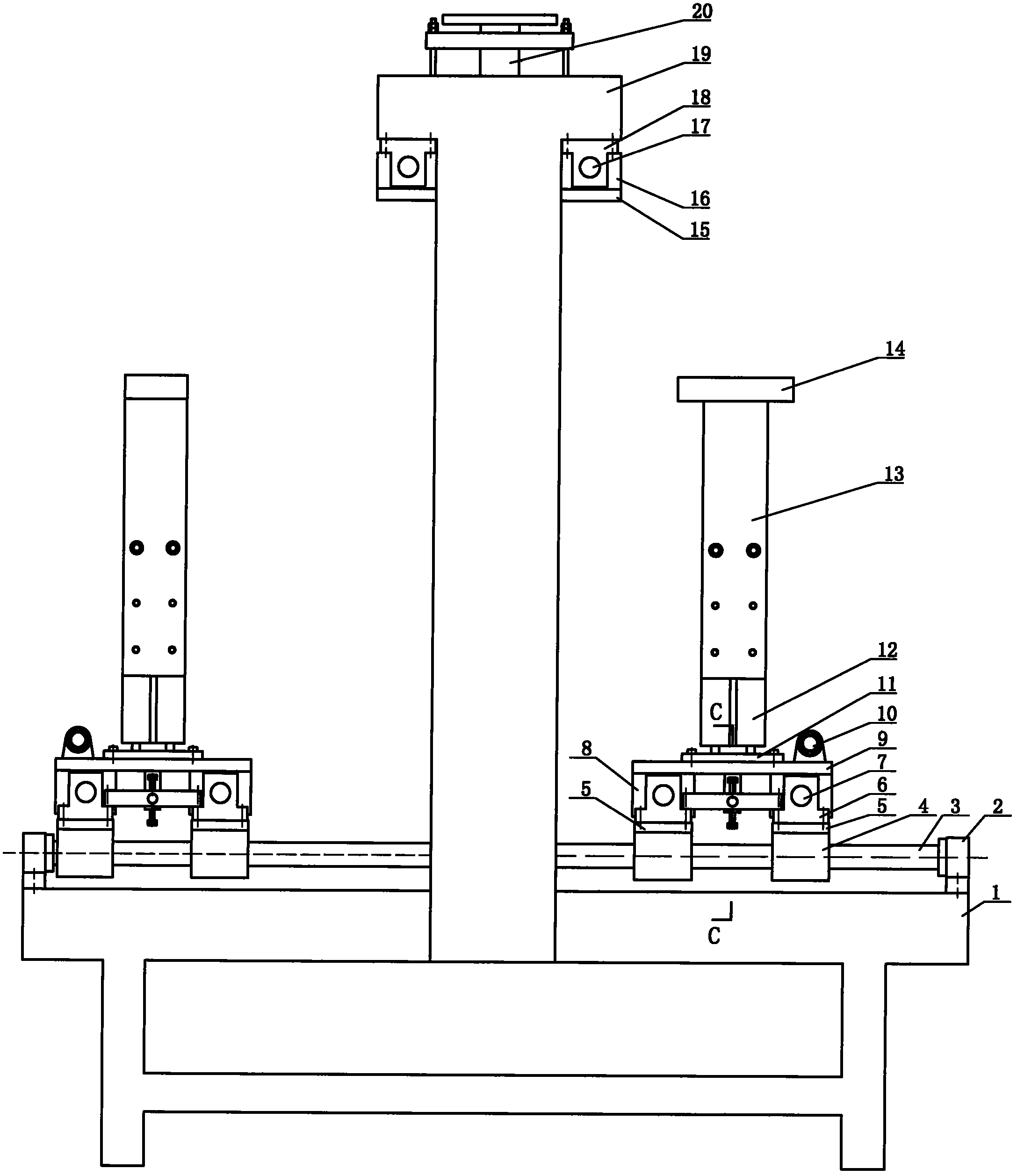 Three-dimensional non-woven fabric bag stamping and welding machine