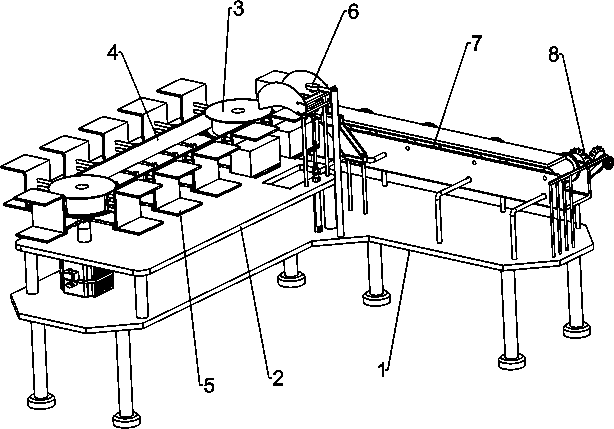 Honeycomb activated carbon scraping device for sewage treatment