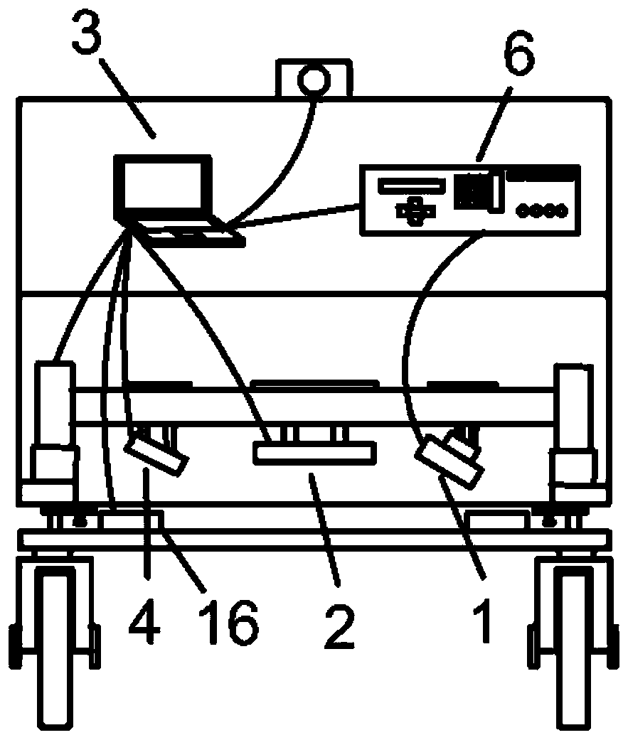 Actively-motivated welding line defect infrared intelligent detection system and method