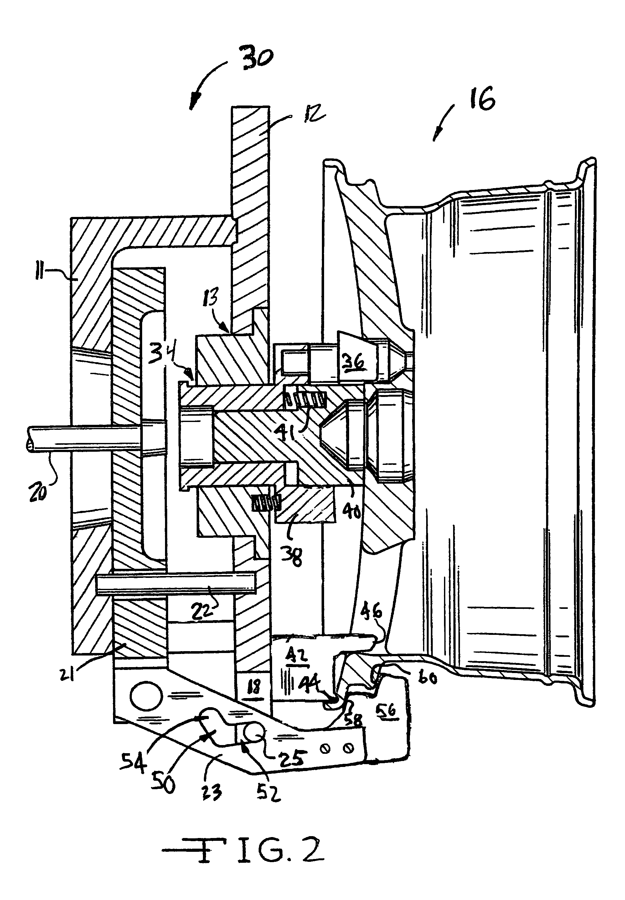 Lathe chuck with stepped jaws