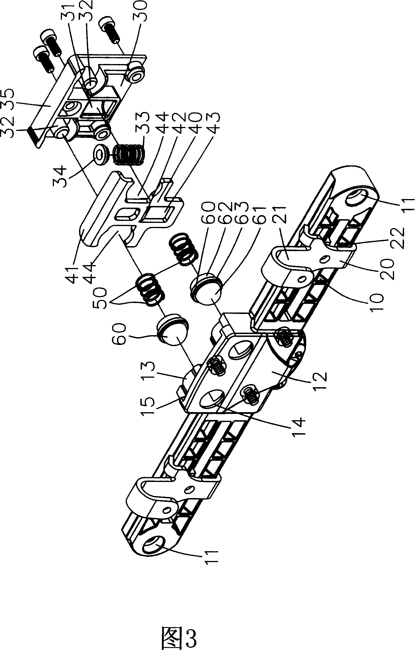 Bicycle articles bag improvement structure