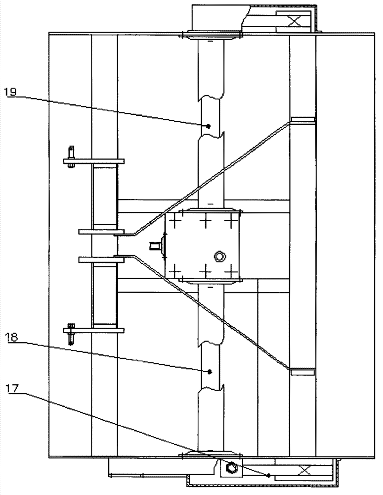 A machine for chopping and returning rice and wheat straw