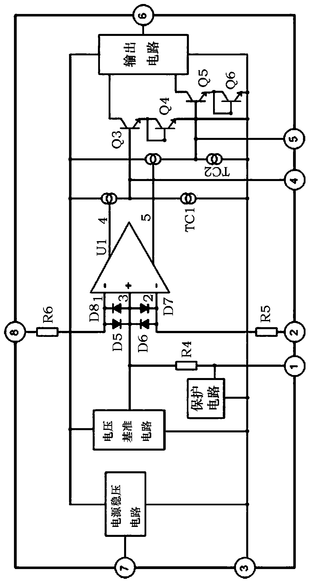 Dual-input electric leakage protector chip