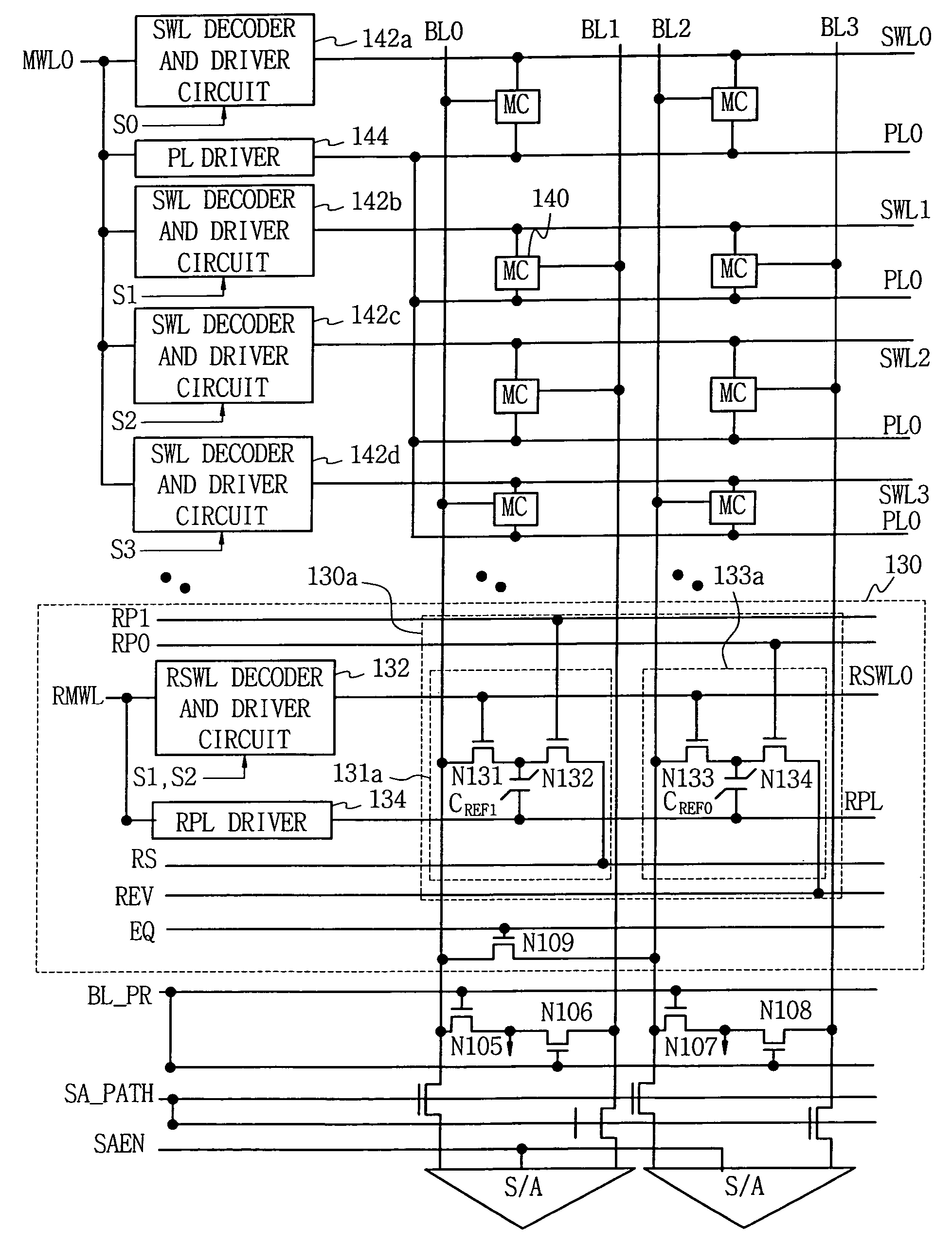 Apparatus and method for generating an imprint-stabilized reference voltage for use in a ferroelectric memory device