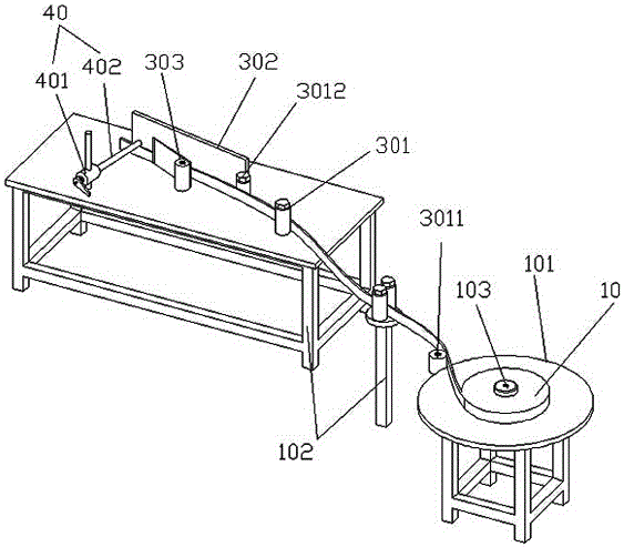 Edge banding conveying device for door sheet edge banding procedure