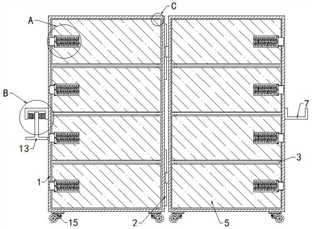 Safety tool storage device for transformer substation