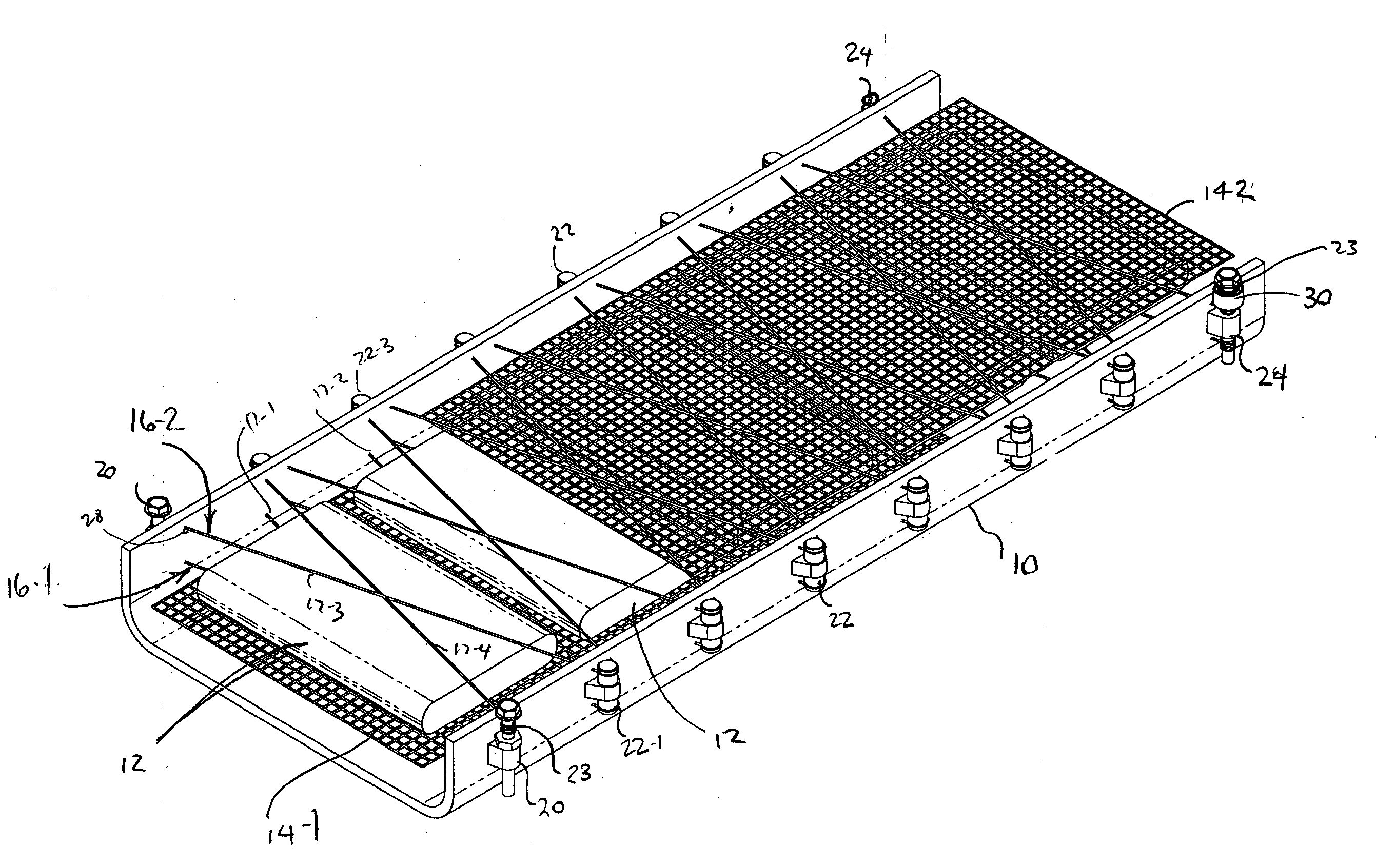 Product guidance system for continuous conveyor microwave oven