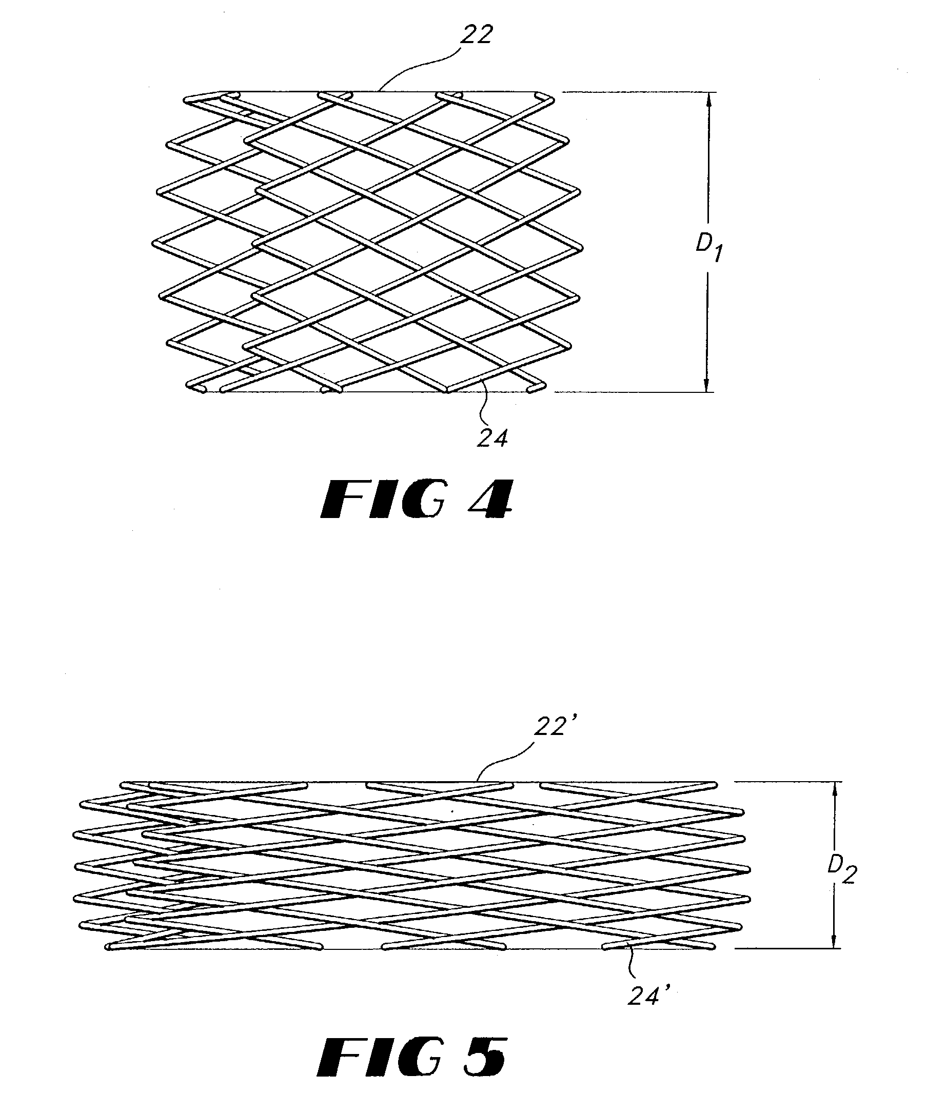 Low profile, high stretch, low dilation knit prosthetic device