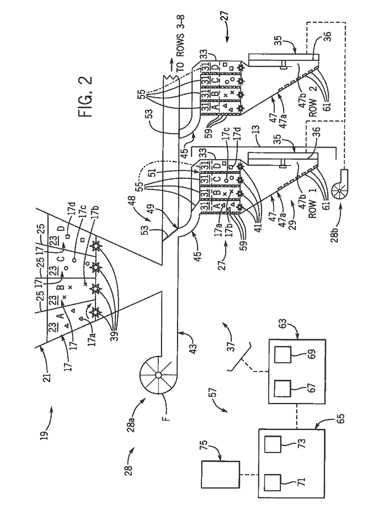 Multiple seed-type planting system with charging system