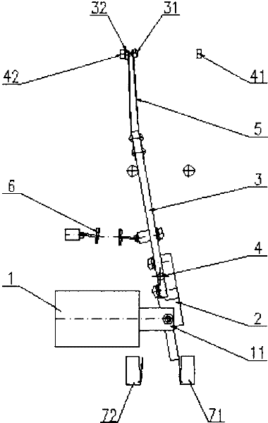 Dual-bulb tube high-voltage oil tank