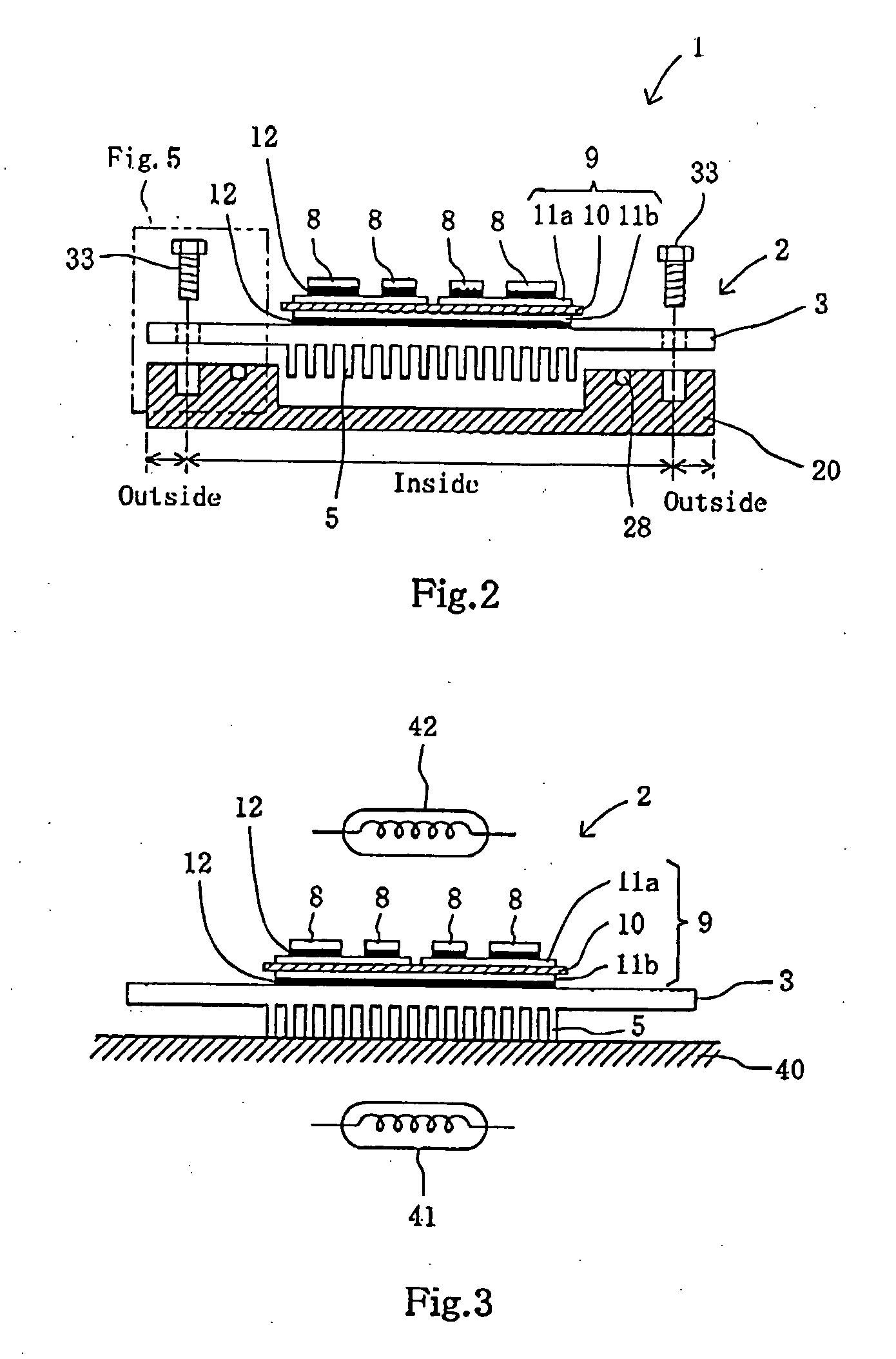 Power semiconductor module, and power semiconductor device having the module mounted therein