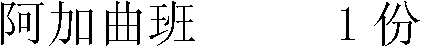 A kind of argatroban injection and preparation method thereof