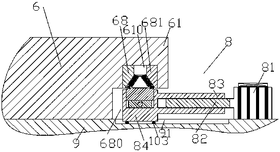 A smooth-running floating workbench structure