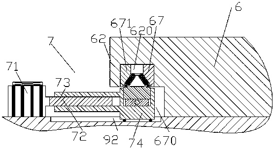 A smooth-running floating workbench structure