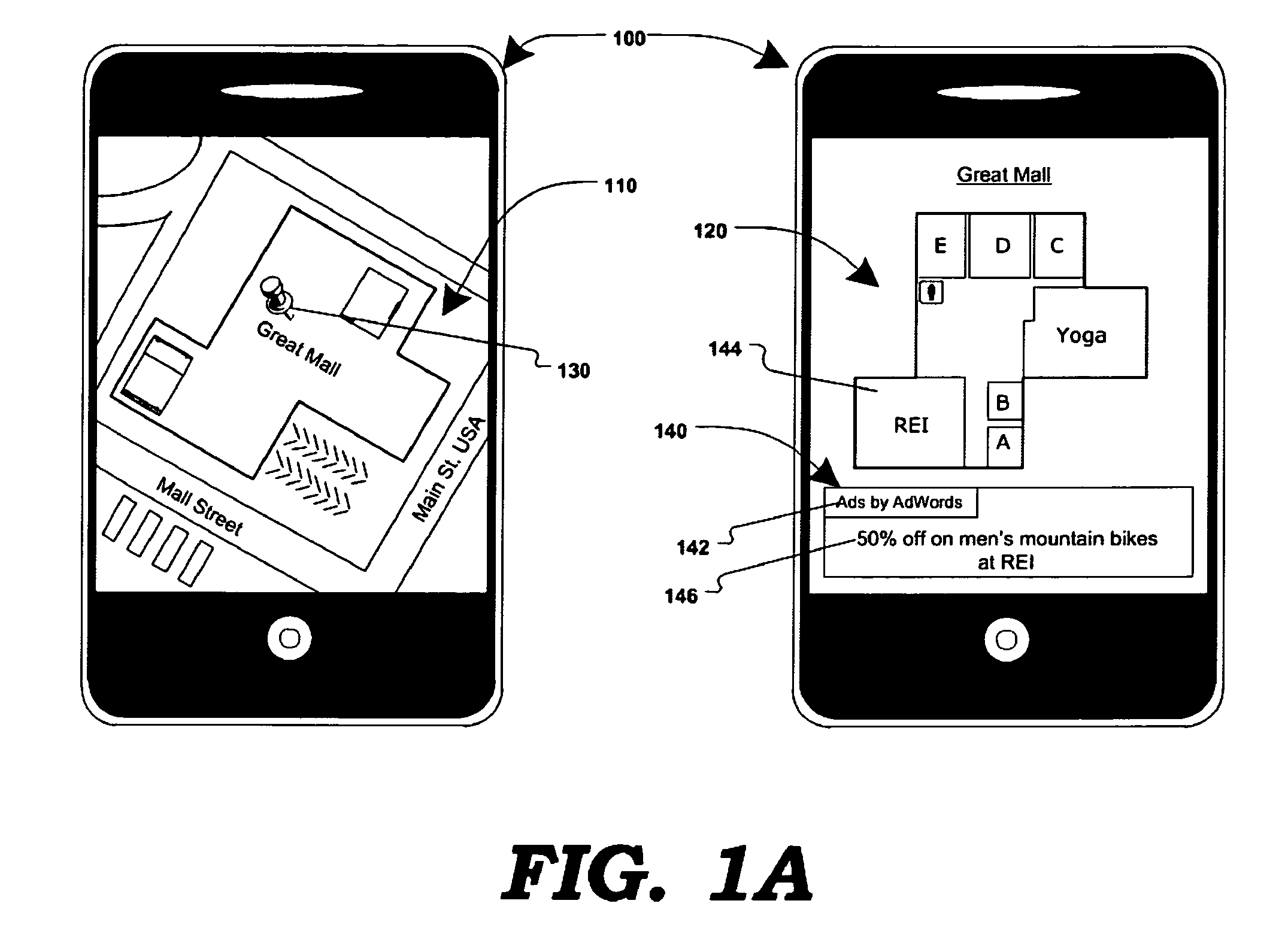 Online advertising associated with electronic mapping systems