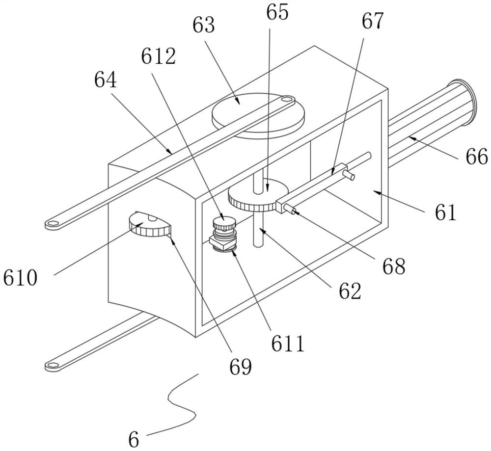 Nested tool magazine of numerical control machine tool