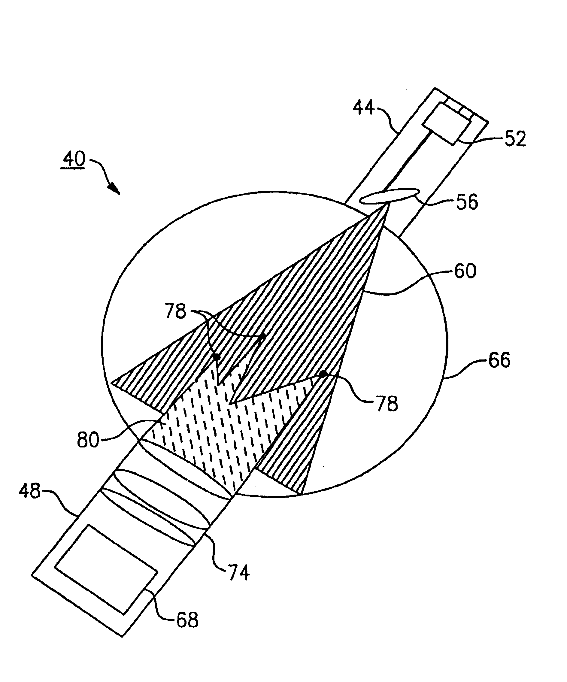 Signal processing method for in-situ, scanned-beam particle monitoring