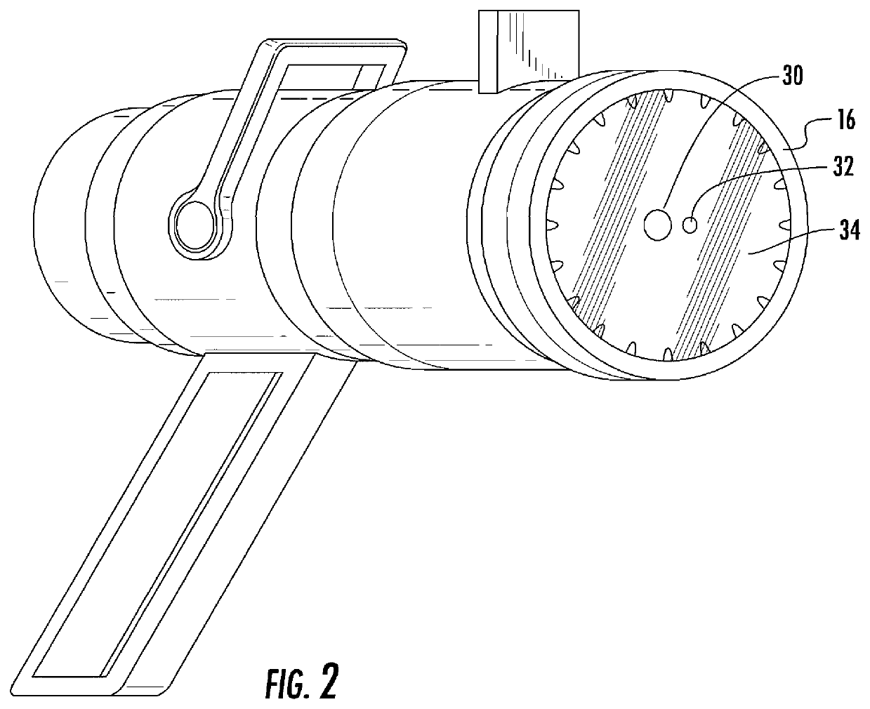 Hose nozzle temperature indicator