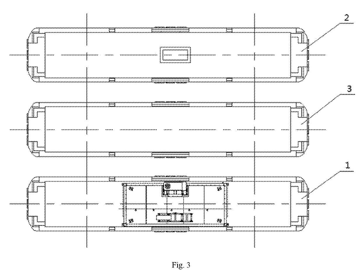 Movable divided inspection system and method