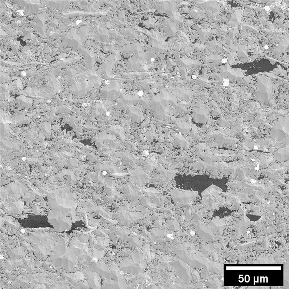 Shale organic matter pore connectivity classification characterization method