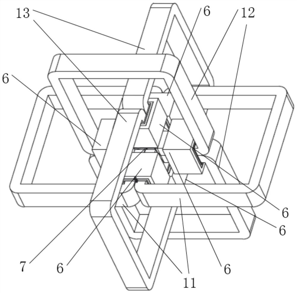 A measurement system and method for space high-frequency rotating magnetic properties