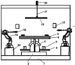 A household electrical appliance recovering and disassembling device