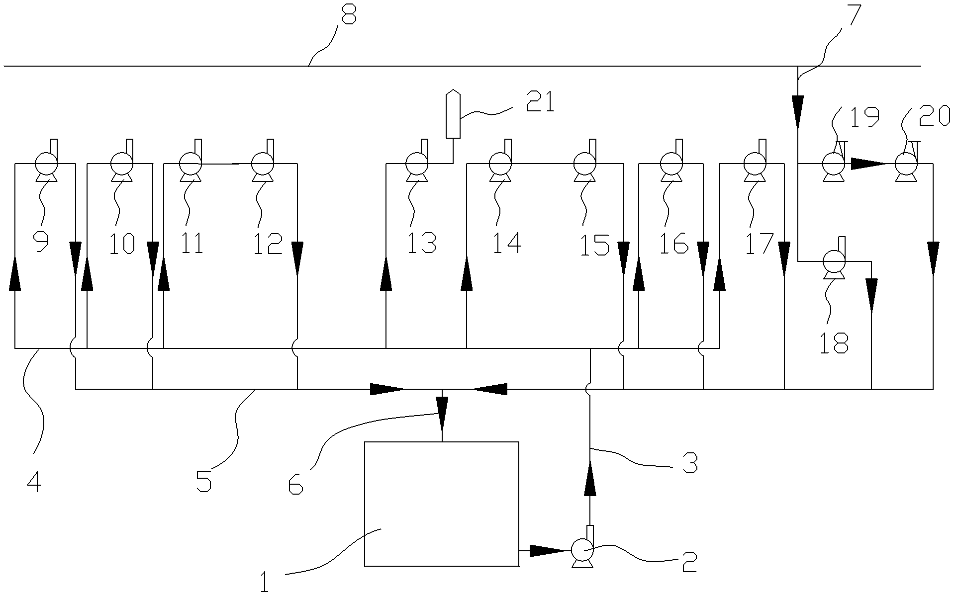 Method for recovering and using machine sealing water during monoammonium phosphate production