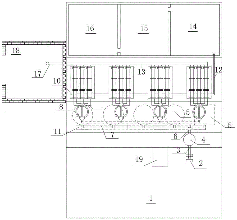 Mud harmless treatment device and mud treatment method