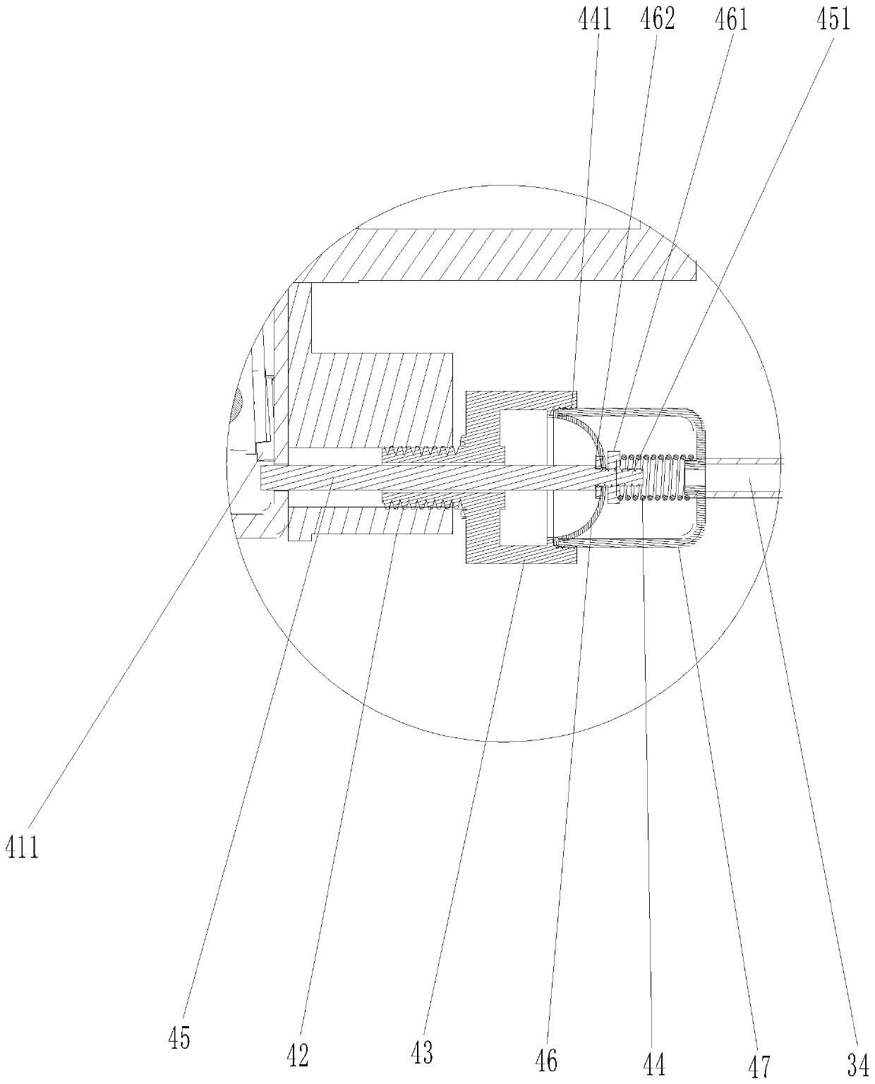 Vacuum pump with function of performance degradation early warning and application of vacuum pump to oiling machine