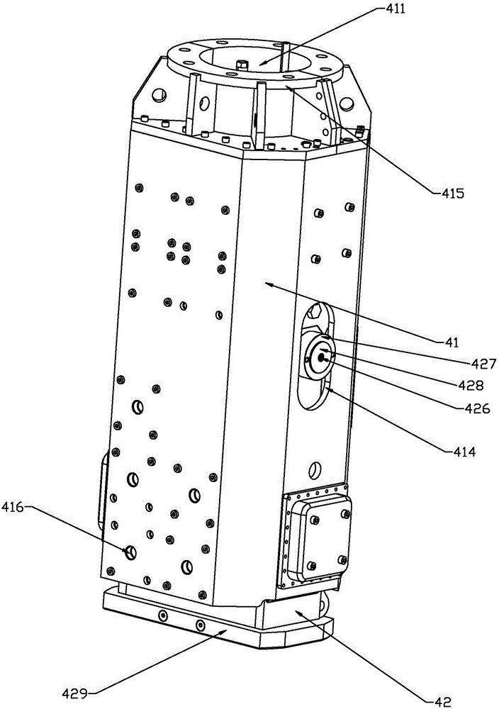 Rotary drilling machine with vibrator