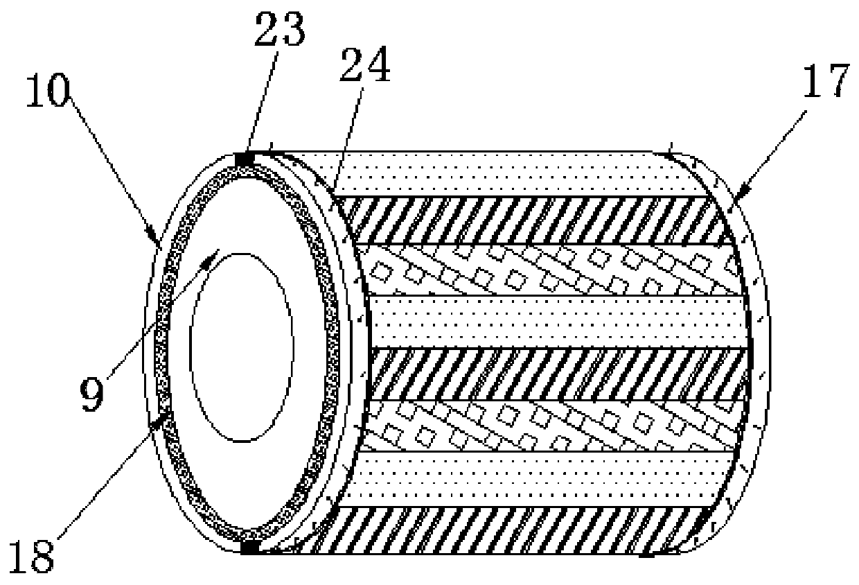 Wallpaper printing device based on foaming ink