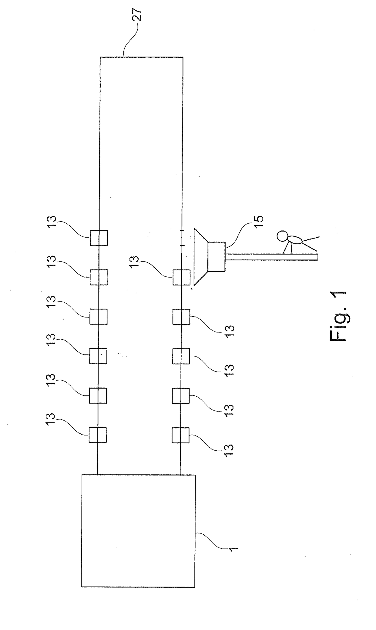 Hazard detector, test device for hazard detector, hazard monitoring system and method for testing a hazard detector