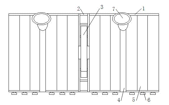 River/lake heavy metal pollution sediment in-situ coverage method and device