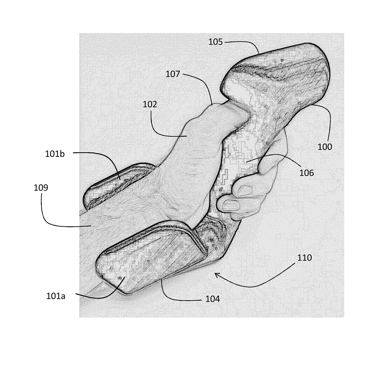 Handheld physiological sensor