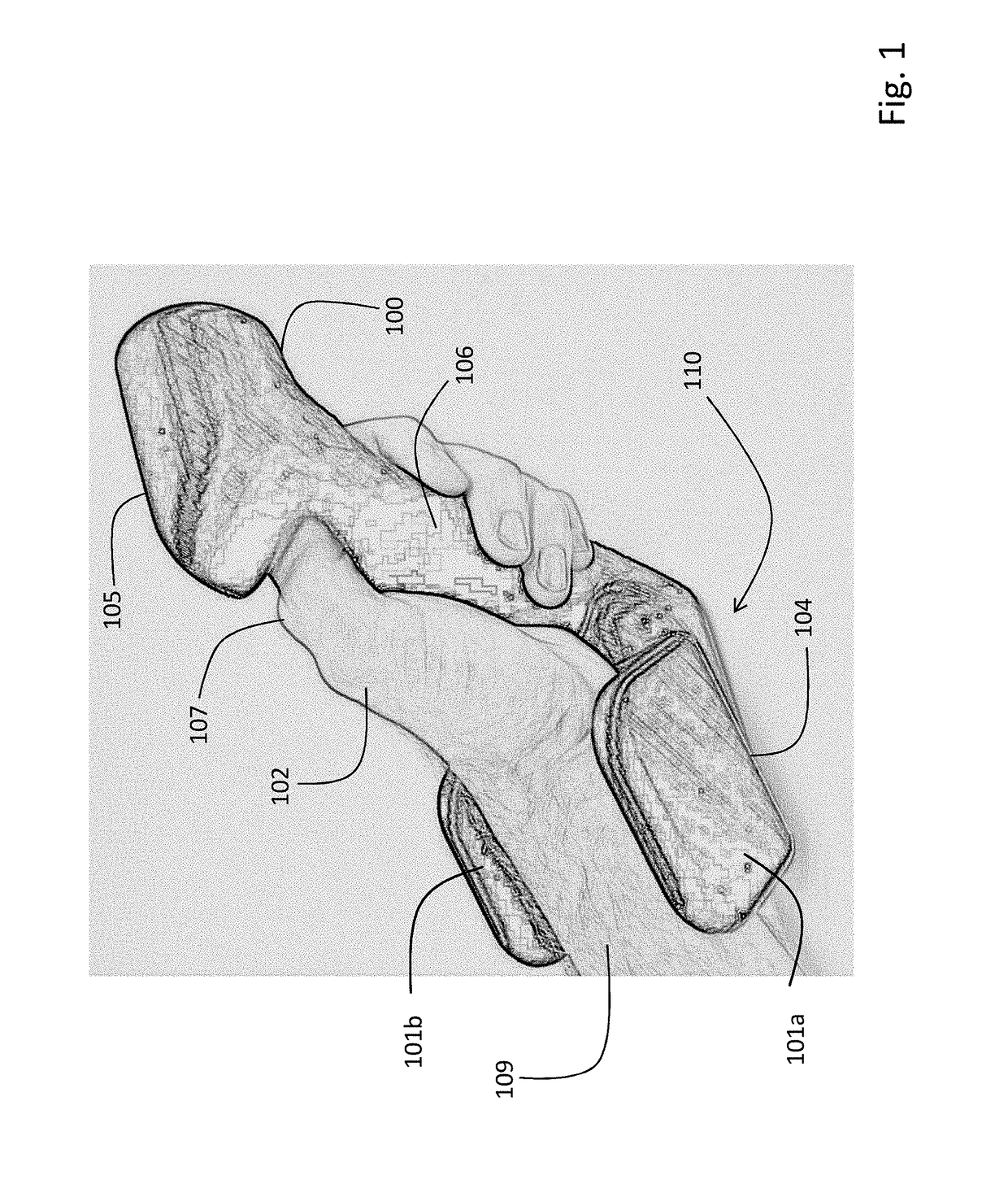 Handheld physiological sensor