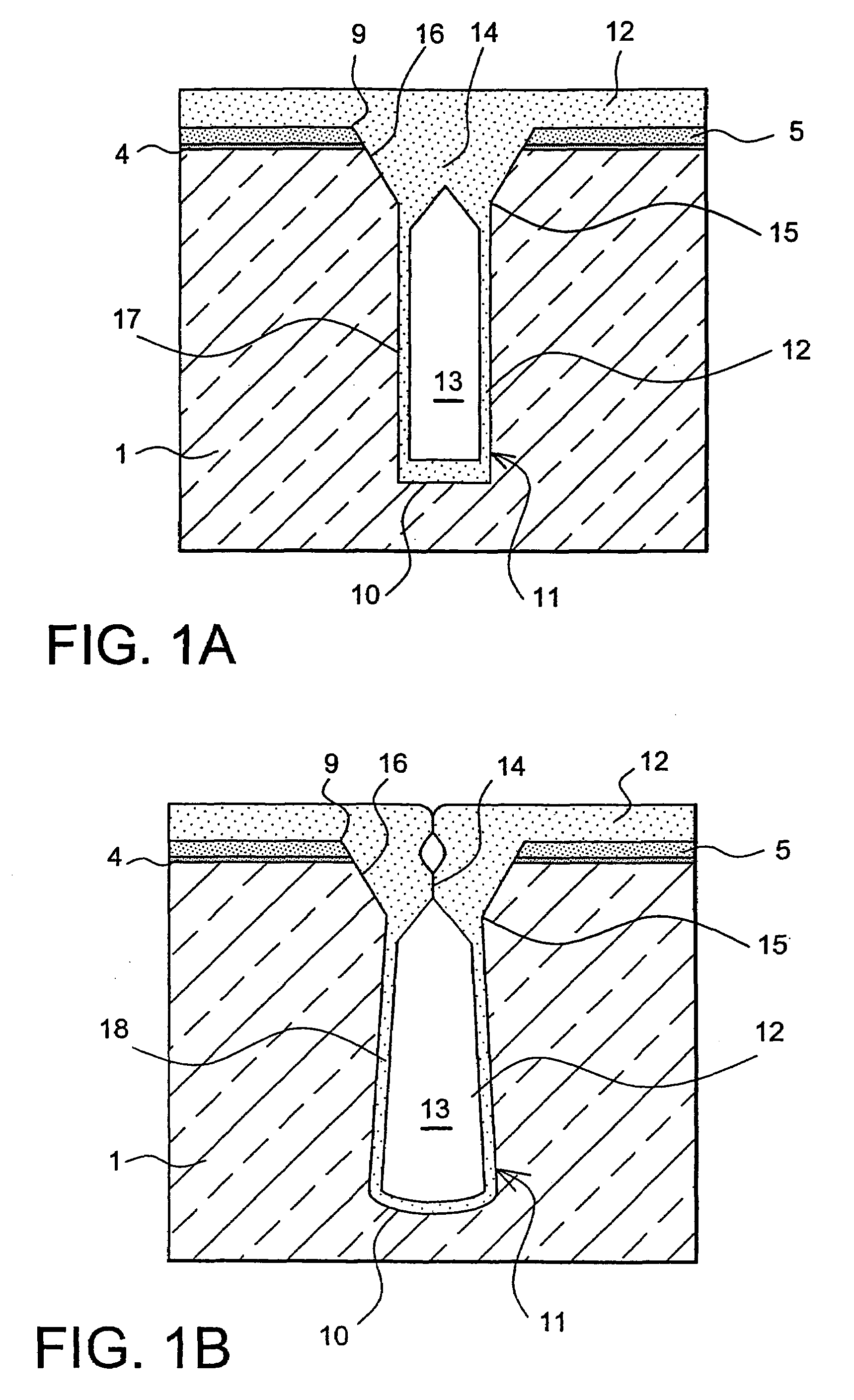 Deep insulating trench