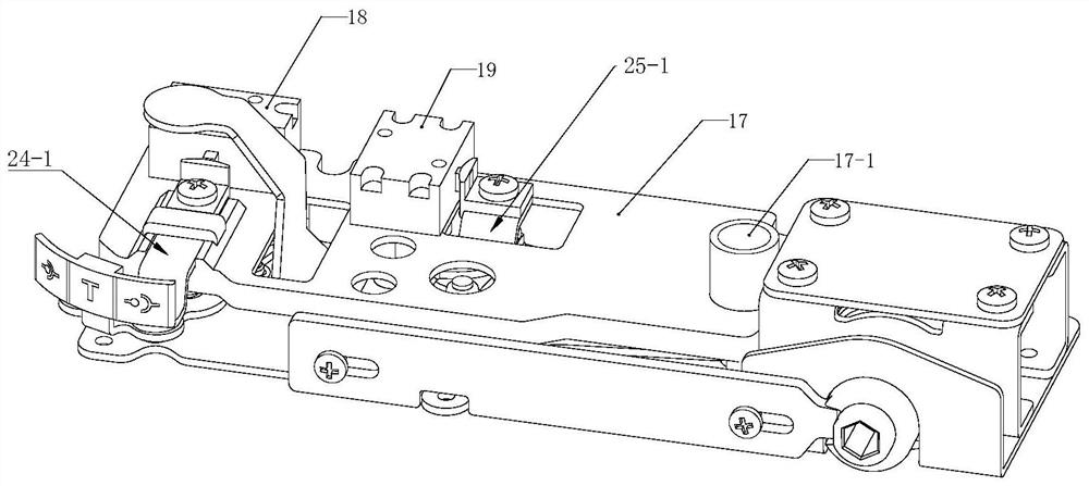 Three-position positioning interlocking mechanism traction lock plate anti-misoperation reinforcement mechanism assembly and drawer unit