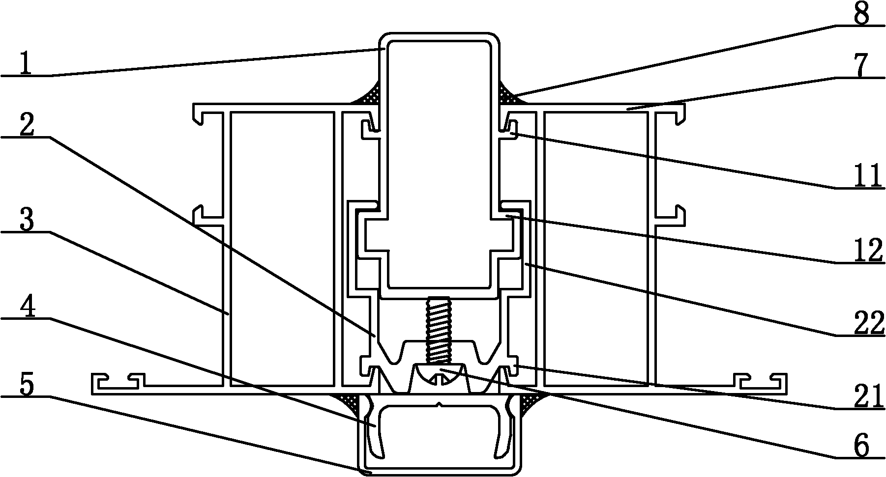 Composite non-off-bridge assembly tube structure