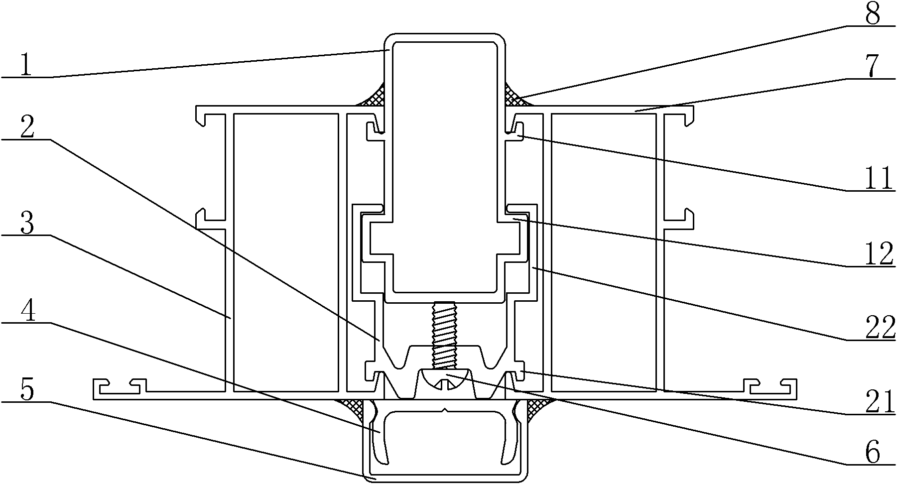 Composite non-off-bridge assembly tube structure