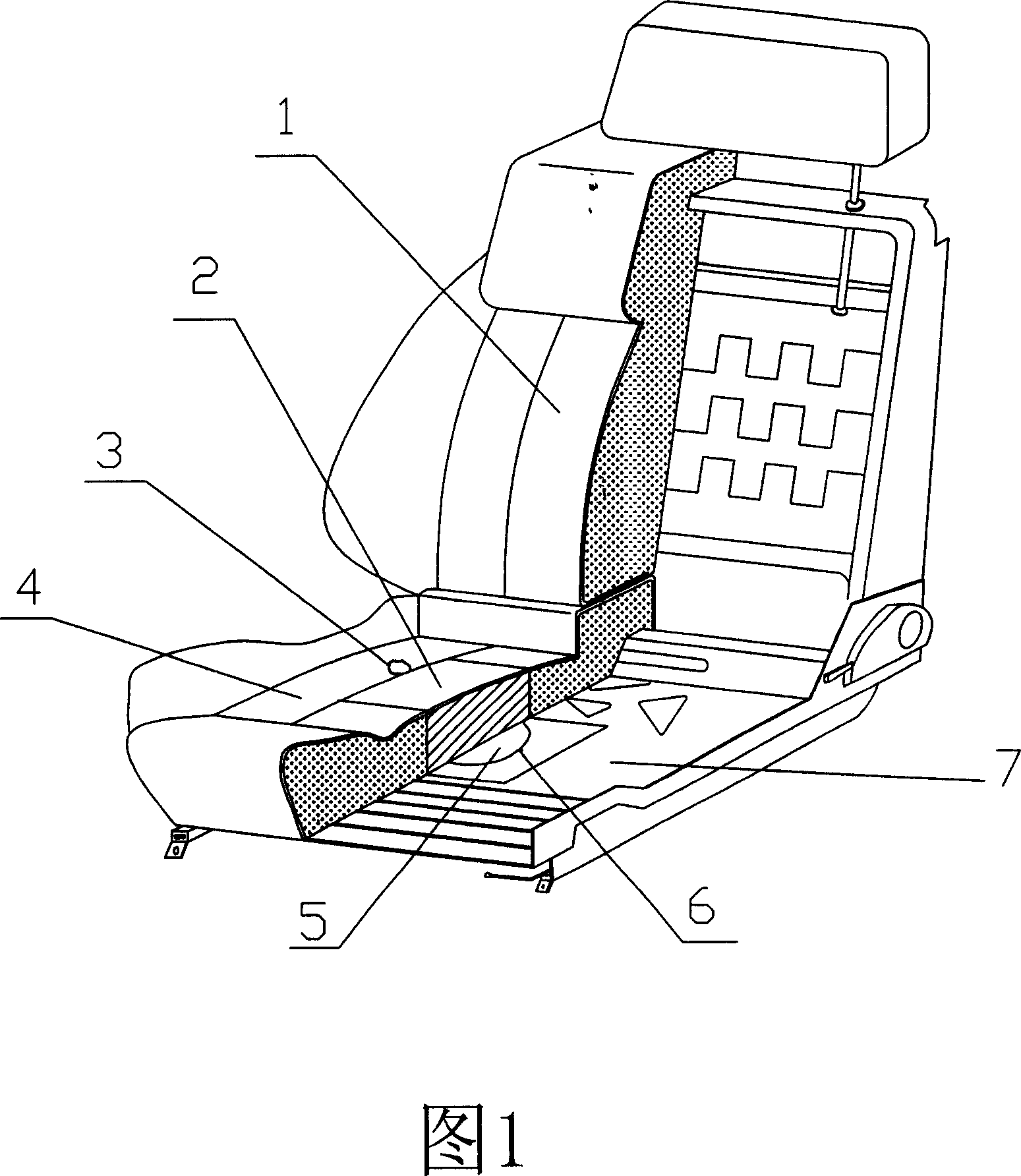 Method for setting toilet on seat of driver and its device