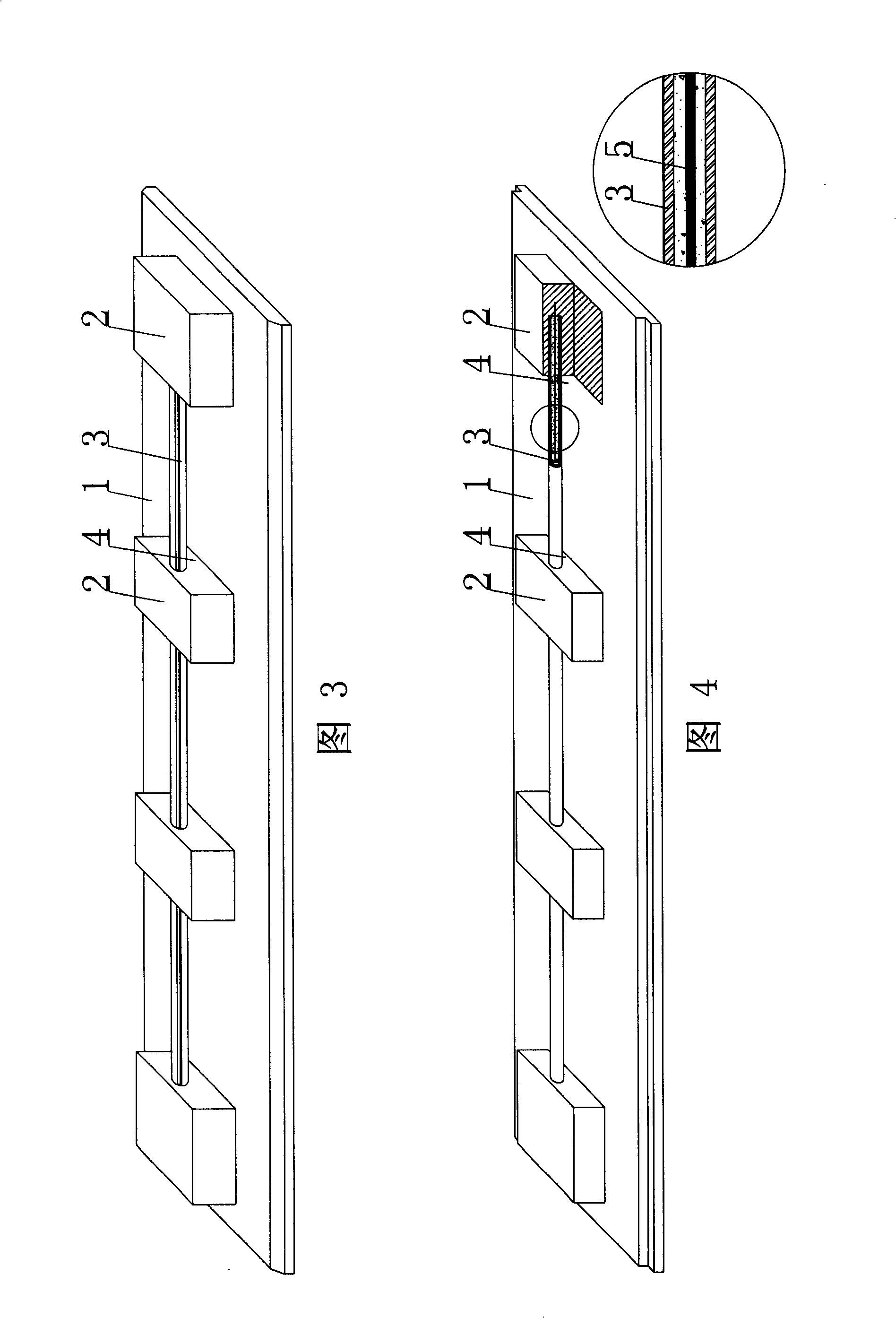 Prefabricated slab for lamination